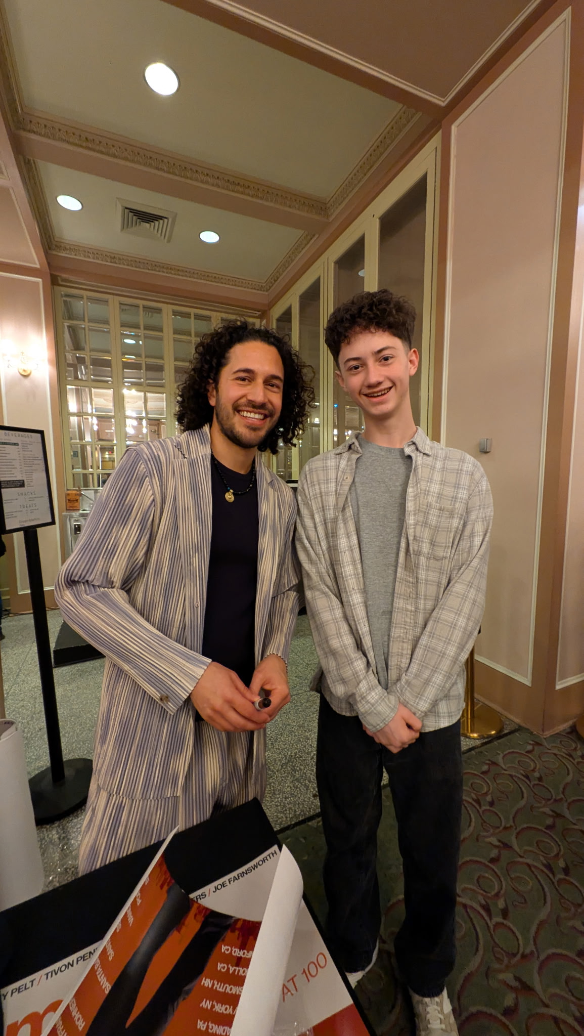 Alex Reinoso with musician